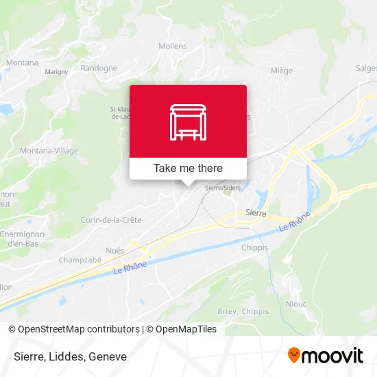 Sierre, Liddes map