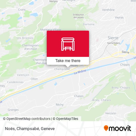 Noës, Champsabé map