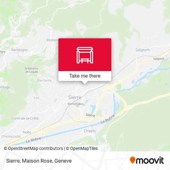 Sierre, Maison Rose map