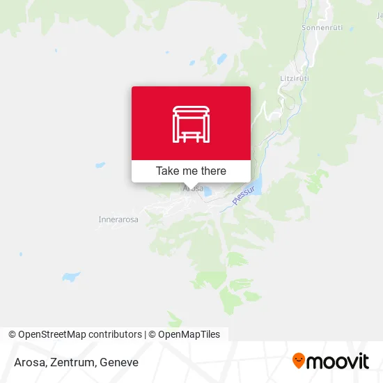 Arosa, Zentrum map