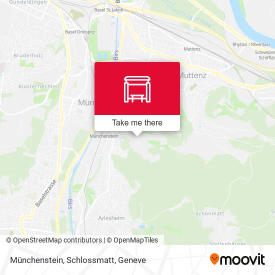 Münchenstein, Schlossmatt map