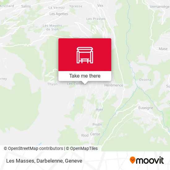 Les Masses, Darbelenne map