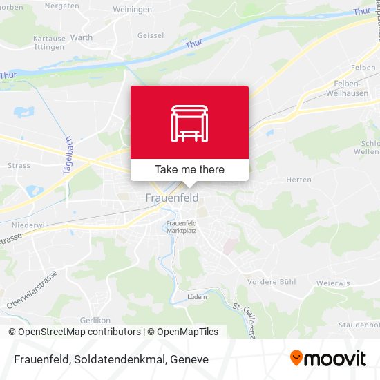 Frauenfeld, Soldatendenkmal map