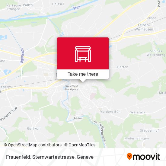 Frauenfeld, Sternwartestrasse map