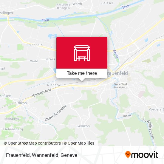 Frauenfeld, Wannenfeld map