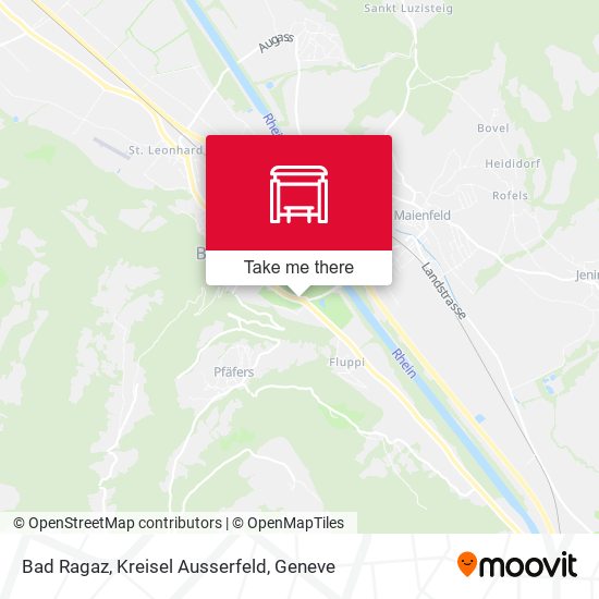 Bad Ragaz, Kreisel Ausserfeld map