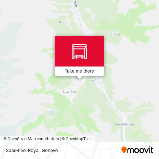 Saas-Fee, Royal map