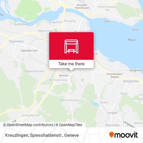 Kreuzlingen, Spiesshaldenstr. map