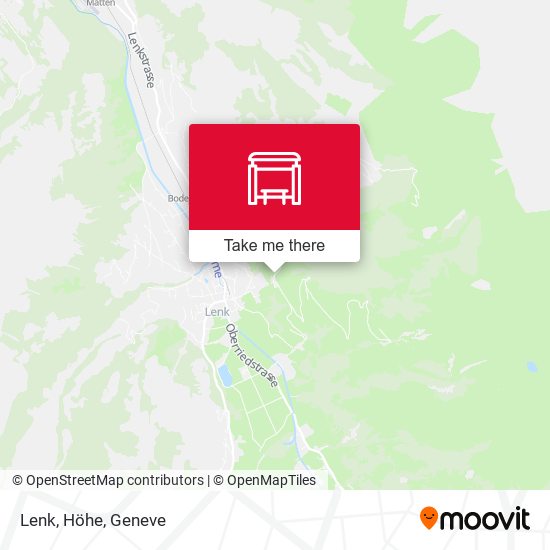 Lenk, Höhe map