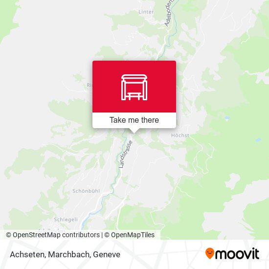 Achseten, Marchbach map