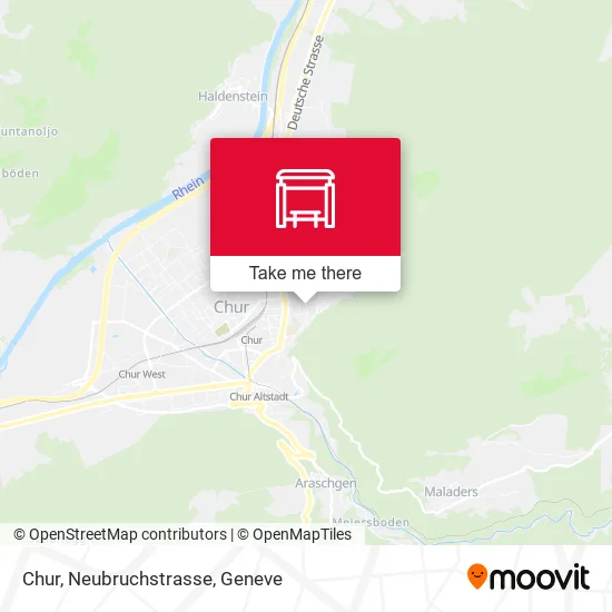 Chur, Neubruchstrasse map