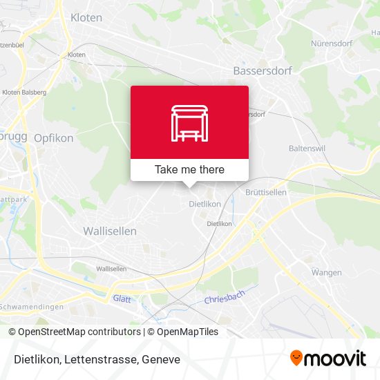 Dietlikon, Lettenstrasse map
