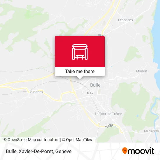 Bulle, Xavier-De-Poret map