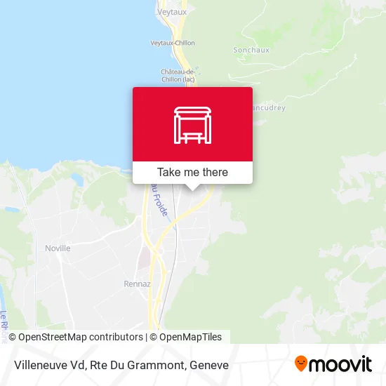 Villeneuve Vd, Rte Du Grammont map