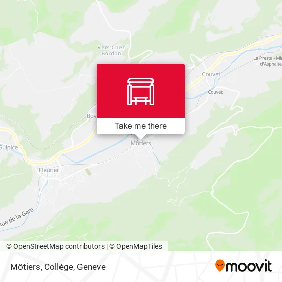 Môtiers, Collège map