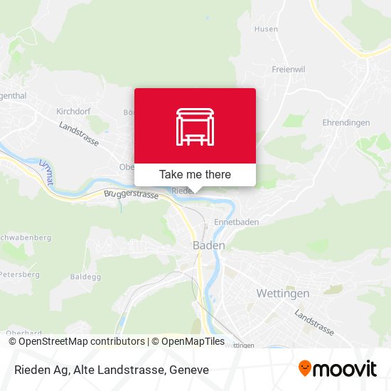 Rieden Ag, Alte Landstrasse map