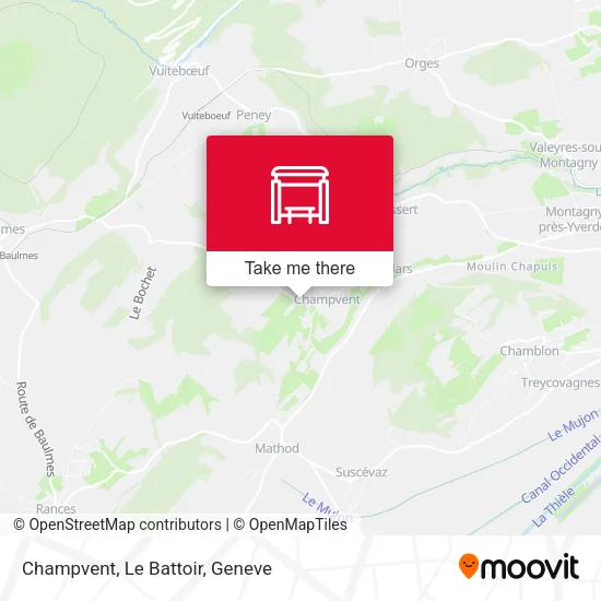 Champvent, Le Battoir map