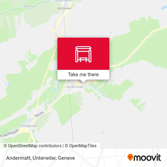 Andermatt, Unterwiler map