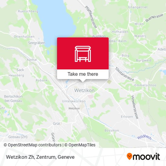 Wetzikon Zh, Zentrum map