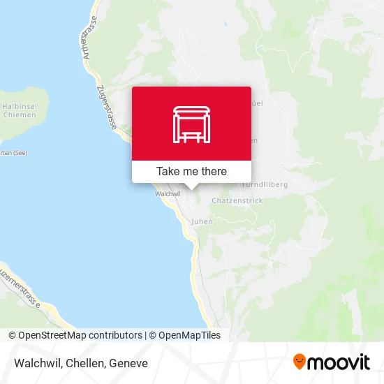 Walchwil, Chellen map