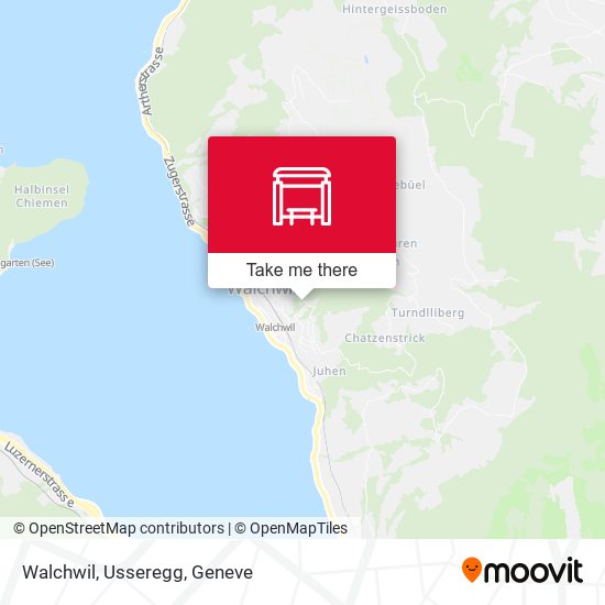 Walchwil, Usseregg map