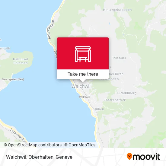 Walchwil, Oberhalten map