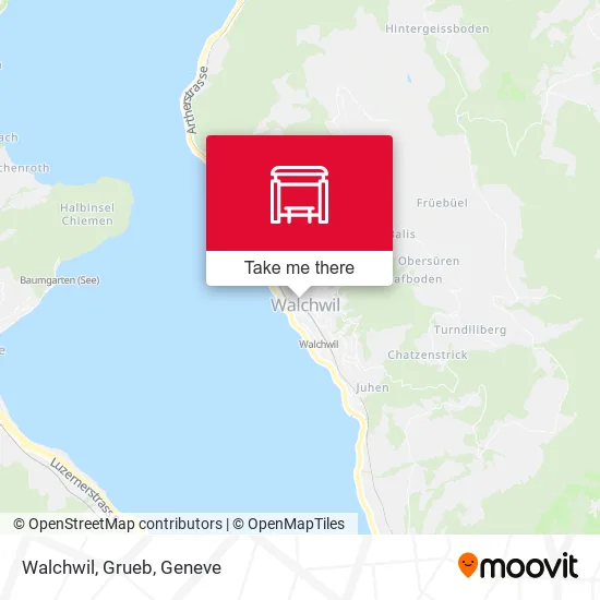 Walchwil, Grueb map