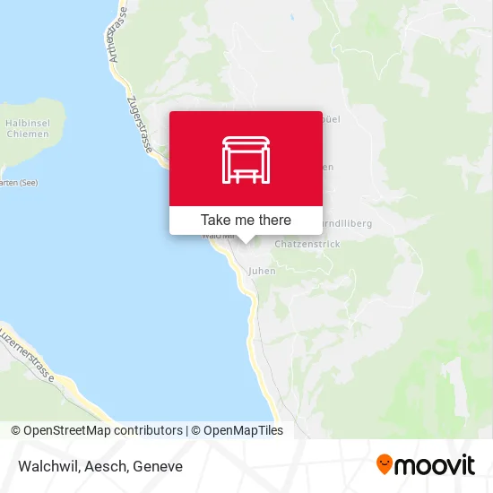 Walchwil, Aesch map