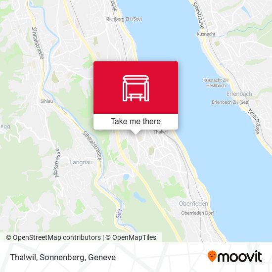 Thalwil, Sonnenberg map