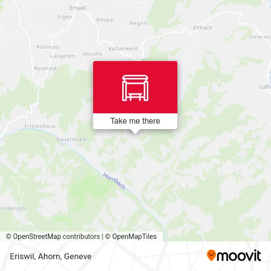 Eriswil, Ahorn map