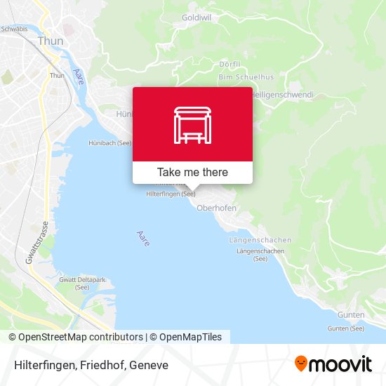 Hilterfingen, Friedhof map