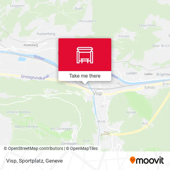 Visp, Sportplatz map