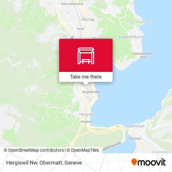 Hergiswil Nw, Obermatt map