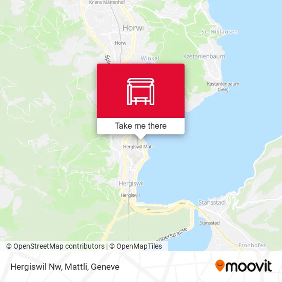 Hergiswil Nw, Mattli map