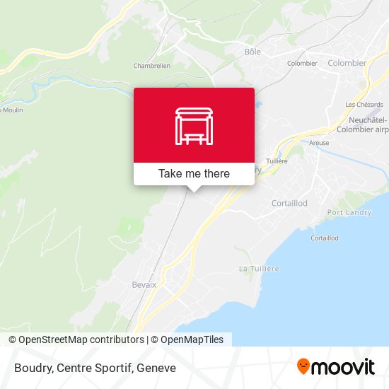 Boudry, Centre Sportif map