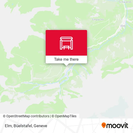 Elm, Büelstafel map