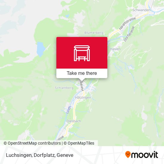 Luchsingen, Dorfplatz map