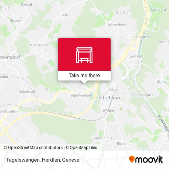 Tagelswangen, Herdlen map