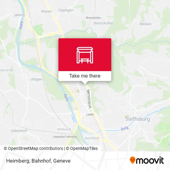 Heimberg, Bahnhof map