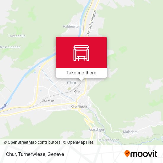 Chur, Turnerwiese map