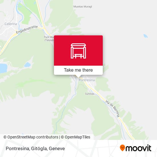 Pontresina, Gitögla map