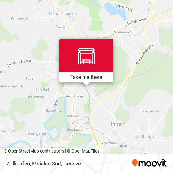 Zollikofen, Meielen Süd map