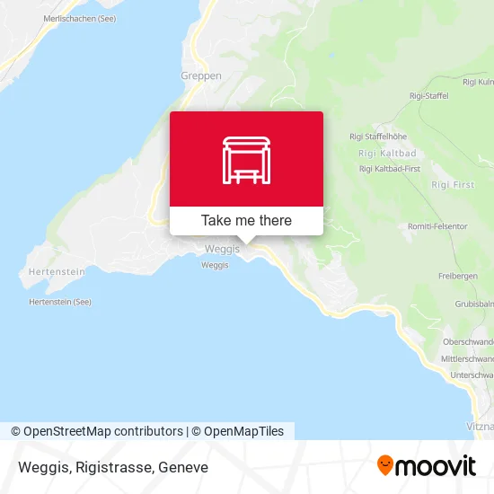 Weggis, Rigistrasse map
