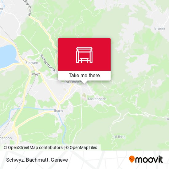 Schwyz, Bachmatt map