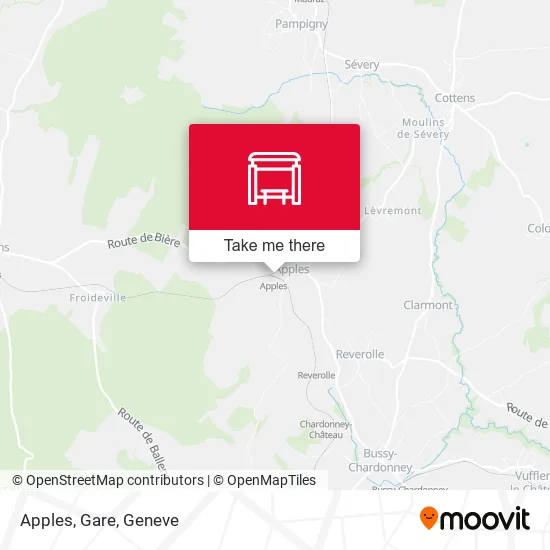 Apples, Gare map