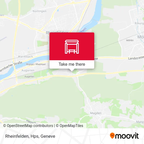 Rheinfelden, Hps map