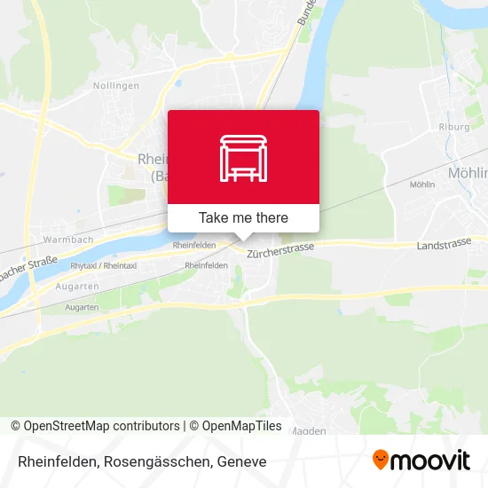 Rheinfelden, Rosengässchen map