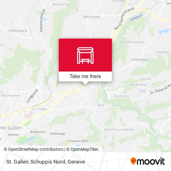 St. Gallen, Schuppis Nord map