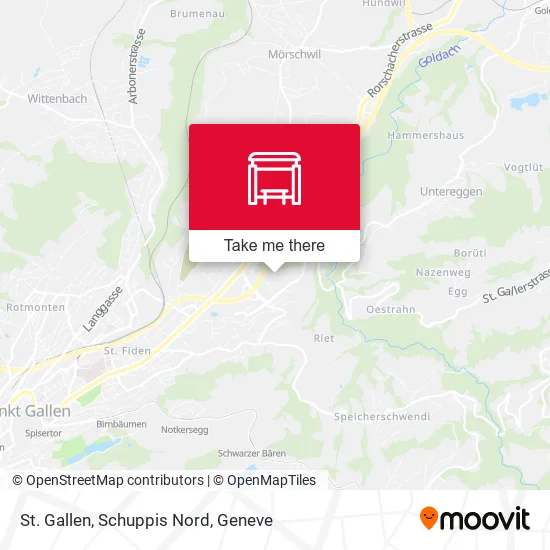 St. Gallen, Schuppis Nord map