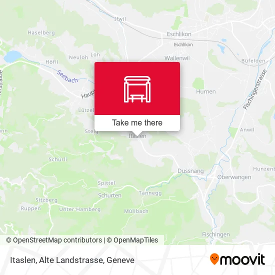 Itaslen, Alte Landstrasse map